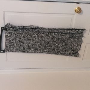 Cheetah print wrap skirt.   Never worn